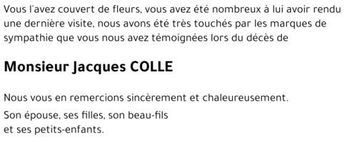 Jacques COLLE
