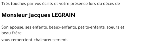 Jacques LEGRAIN