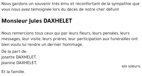 Jules DAXHELET