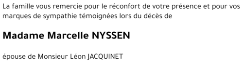 Marcelle NYSSEN