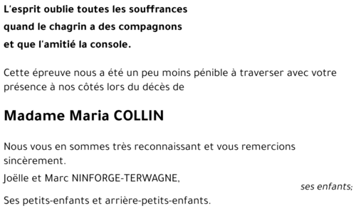 Maria COLLIN