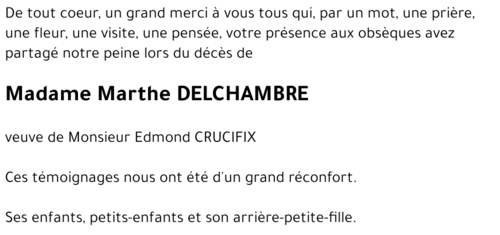 Marthe DELCHAMBRE