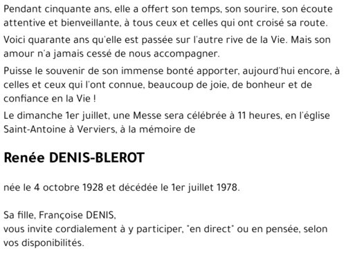 Renée BLEROT
