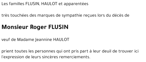 Roger FLUSIN