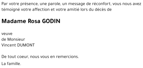Rosa GODIN
