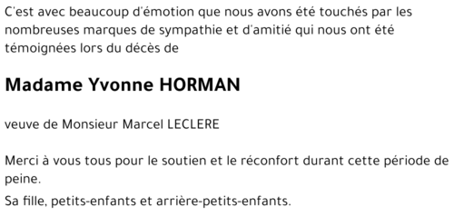 Yvonne HORMAN 