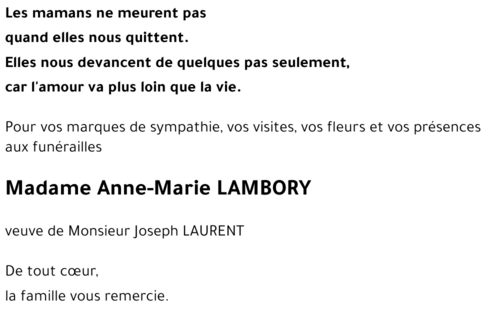 Anne-Marie LAMBORY