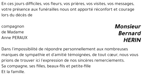 Bernard HERIN