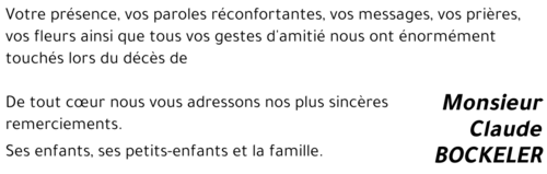Claude BOCKELER