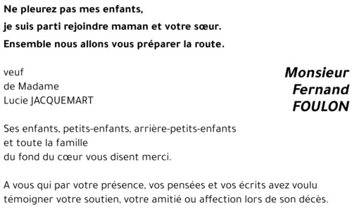 Fernand FOULON