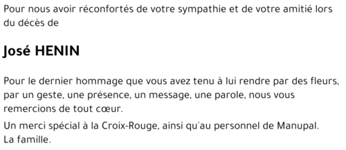 José HENIN