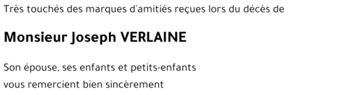 Joseph VERLAINE