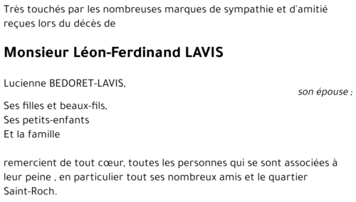 léon - ferdinand LAVIS