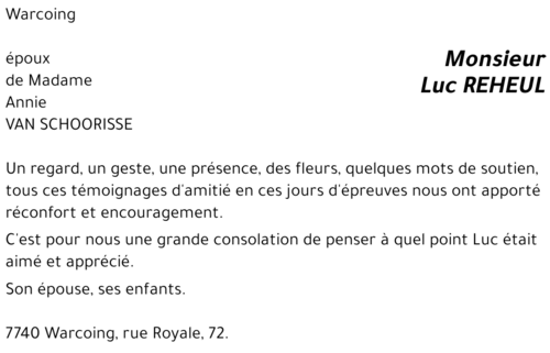 Luc REHEUL