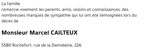 Marcel CAILTEUX
