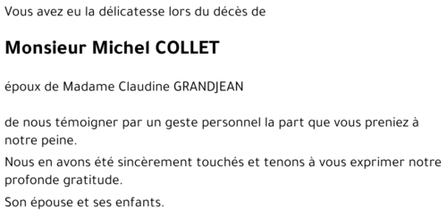 Michel COLLET