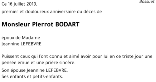 Pierrot Bodart