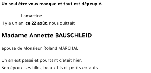 Annette BAUSCHLEID 