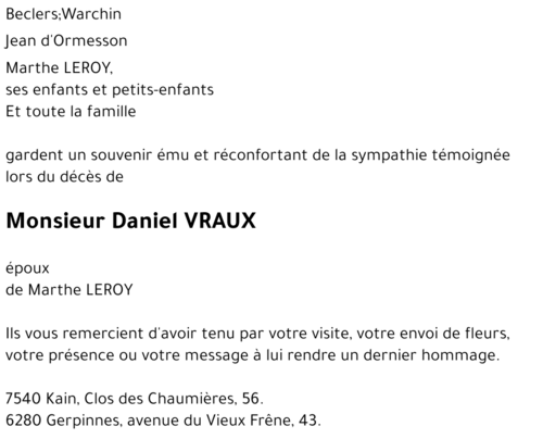Daniel VRAUX