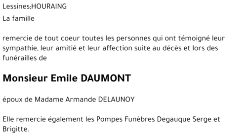 Emile DAUMONT