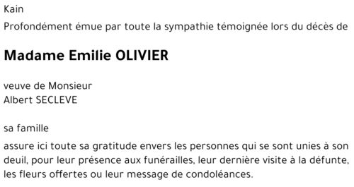 Emilie OLIVIER