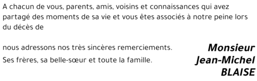 Jean-Michel BLAISE