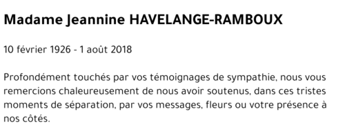 Jeannine RAMBOUX