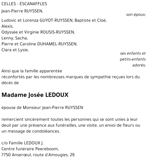 Josée LEDOUX