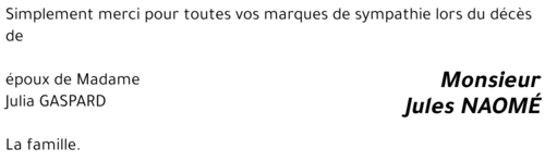 Jules NAOME