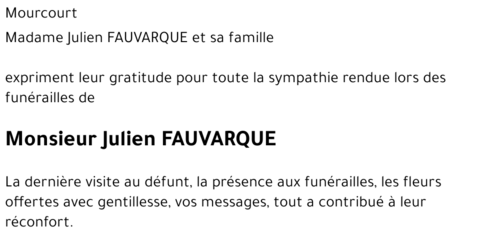 Julien FAUVARQUE