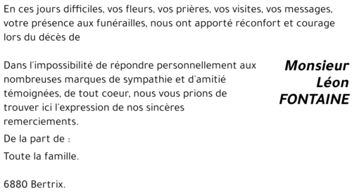 Léon FONTAINE