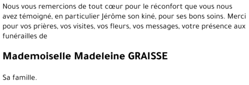 Madeleine GRAISSE