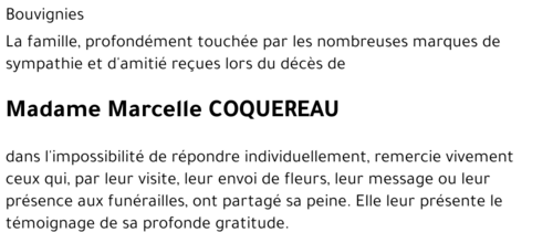 Marcelle COQUEREAU