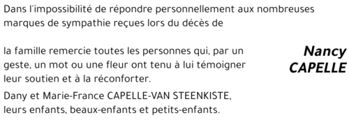 Nancy CAPELLE