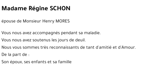 Régine SCHON