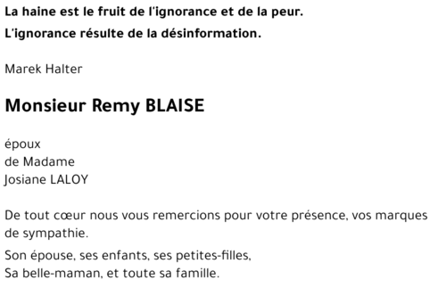 Remy BLAISE