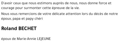 Roland BECHET