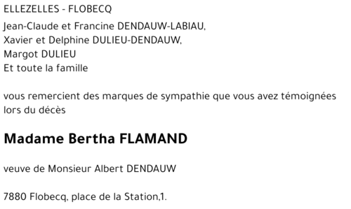 Bertha Flamand