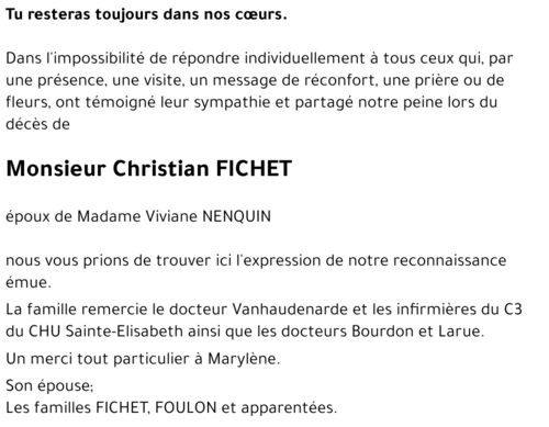 Christian FICHET
