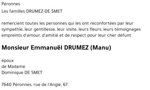 Emmanuël DRUMEZ