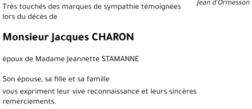Jacques CHARON