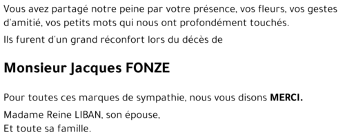 Jacques FONZE