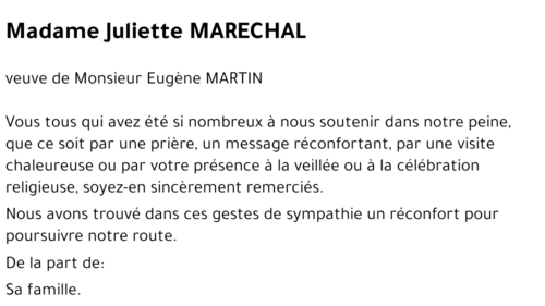 Juliette MARECHAL