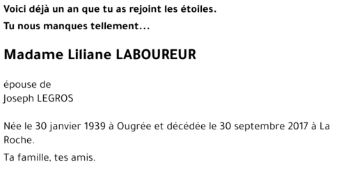 Liliane LABOUREUR