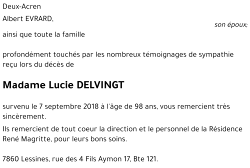 Lucie DELVINGT