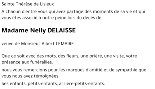 Nelly DELAISSE