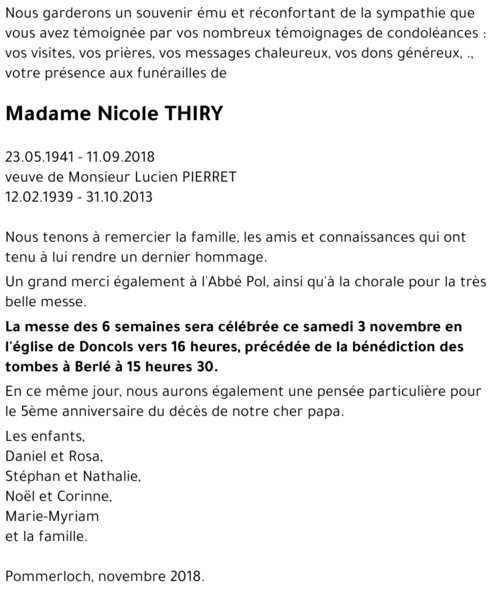 Nicole THIRY