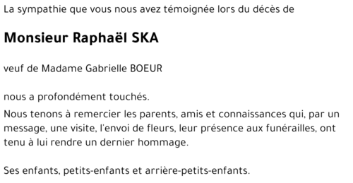 Raphaël SKA