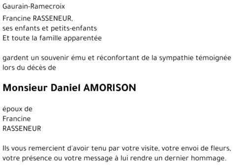 Daniel AMORISON