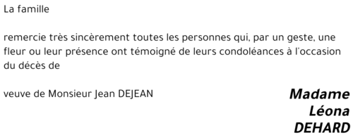 Léona DEHARD
